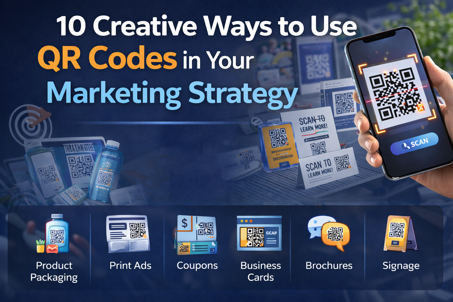 10 Creative Ways to Use QR Codes in Your Marketing Strategy